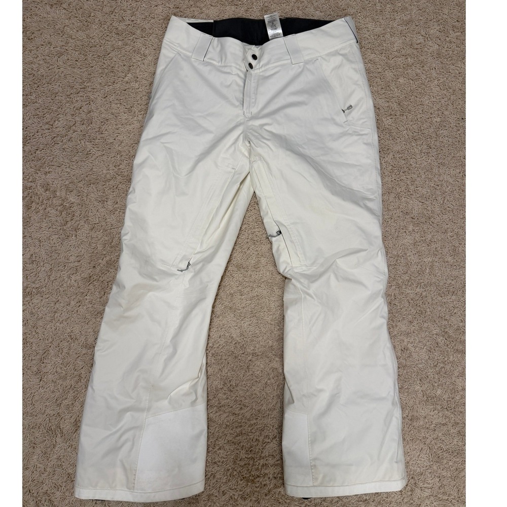 Patagonia White Insulated Snow Pants Womens Large RECCO Ski Snowboard Pants